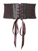 Em estoque Feminino cintura borla cadarço emagrecedor cinto renda largo cintura laço moda cinto decorativo