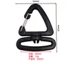 Hebilla de Equipaje Exterior Plástico Gancho Triangular Simple Acero Inoxidable Táctico Gancho de Escalada Gancho para Correa de Mochila