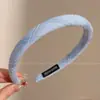 Faixa de Cabeça Azul Sal Marinho de Cano Alto para Mulheres 2026 Novo Estilo para Uso Diário Faixa de Cabeça Não Apertada Acessório de Cabelo Elegante para Lavar o Rosto