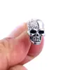 Pendientes Transfronterizos Youpin Retro Brillantes de Calavera Completamente Incrustados con Diamantes Pendientes Personalizados para Hombres y Mujeres Joyería de Halloween Pendientes de Calavera