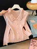 Outono/Inverno 2026 Novo Design Gola Boneca Manga Longa Malha Camada Base Top para Mulheres Suéter Estilo Francês Elegante Afinando Top