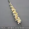 Materiales de Orquídea Phalaenopsis para Boda Flores para Decoración de Interiores Pasillo del Salón de Bodas Arreglo Floral Arte con Flores de Seda Flores Artificiales Flores para Arcos