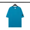 C P. Nueva Camiseta Casual de Cuello Redondo con Lente para Primavera y Verano de Algodón Moda Cómoda Holgada Joker Manga Corta para Hombres y Mujeres