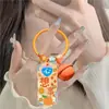 Chaveiro de Marca Pequeno para Presente com Texto, Pingente de Mochila para Meninas, Letras em Acrílico, Chaveiro Decorativo Estilo Ins Fresco e Moderno