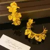 Pendientes Estéreo de Metal Rosa Retro Franceses, Pendientes Femeninos y Versátiles con Púa de Plata 925, Pendientes de Gama Alta de Nicho