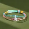 Cuerda Colorida para Adultos al por Mayor Cuerda Roja de Alto Grado para el Festival del Bote del Dragón Pulsera de Regalo 2026 Nuevo Hilo de Cinco Colores Cuerda de Mano Joyería