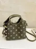 Colección Otoño 2026: Bolso de Lunares Retro, Elegante Bolso Cubo, Bolso de Hombro/Bandolera Chic y Minimalista
