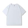 Camiseta de algodão personalizada, roupa de trabalho, gola redonda, camisa publicitária, peso pesado, manga curta, logotipo impresso, roupas de classe, camisa cultural, impressão, atacado