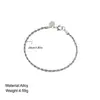 Pulseira de Corrente Twist Hip-hop Nova Moda Transfronteiriça Pulseira Simples com Senso de Design Ins Pulseira de Verão Feminina