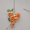 Floristería de Simulación de Boda Naranja Material de Flores Naranja Naranja Tema Arreglo de Lugar de Boda Hotel Arreglo de Flores de Plástico