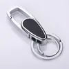 Llavero de Doble Anillo Hebilla para Colgar en la Cintura de Negocios para Hombre LOGOTIPO Personalizado Marca de Empresa Marca Regalo de Vacaciones