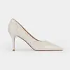 Zapatos de Tacón Alto Puntiagudos Hechos a Medida Transfronterizos de Fábrica Original para Mujer con Tacones Finos, Combinando Qipao, Zapatos de Boda Xiuhe de Correa Única