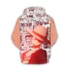 Sudadera con Estampado Popular de Dibujos Animados Transfronteriza Hoodie Otoño con Impresión Digital 3D Sudadera para Hombre Se Puede Personalizar con Fotos