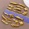 Pingente de Peixe Koi em Aço Inoxidável Oceano Criativo Excedente Anual Pequeno Pingente Pulseira DIY Colar Acessórios de Joias Material