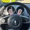 Orejas de conejo de peluche lindas decoración para coche accesorio para espejo retrovisor para bicicletas y patinetes eléctricos