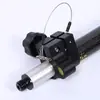 Bastón de centrado de fibra de carbono RTK/GPS 2.5 m bastón telescópico de fibra de carbono varilla de extensión levantamiento y cartografía varilla telescópica varilla de prisma