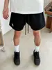 Novos Shorts de Verão Estilo Americano para Homens, Design de Marca de Moda de Hong Kong, Shorts Esportivos Casuais Soltos de Cinco Pontos de Nicho para Homens, Transfronteiriço