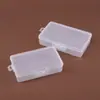 Caja de Almacenamiento Transparente de PP para Accesorios Electrónicos Caja de Empaque para Discos de Algodón de Belleza Caja de Almacenamiento para Piezas de Papelería y Juguetes DIY