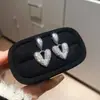 Brincos de Coração com Zircônia e Pino de Prata Estilo Simples Europeu e Americano Personalidade da Moda Stud Exquisito Versátil Casual para Mulheres Nicho