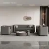 Pata de Gato Couro Simples Leve Pequeno Apartamento Sala de Estar Aluguel de Apartamento Casa de Aluguel Barbearia Duplo Três Pessoas Sofá Conveniente Outro