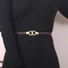 Cinturón Elástico para Mujer Corea del Sur Ins Moda Vintage Moda Simple Combinable con Vestido Delgada Cintura Cubierta Decoración