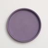 Bandeja de água de vaso redondo de cerâmica Resina decorativa nórdica Morandi base de queima espessa almofada receptáculo de água