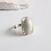 Anillo abierto redondo con diseño floral de goteo de aceite transfronterizo europeo y americano, anillo para dedo índice estilo vintage de lujo ligero, joyería de alta gama de lujo ligero para mujer