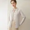 Suéter de Punto Versátil Kangsaixi 100% Cachemira Pura para Mujer, Cardigan de Canalé con Botones de Madera, Suéter de Estilo Francés Suave