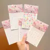 Pegatinas Faciales Huecas de Color Mixto Dopamina para Niña, Decoraciones de Pentagrama y Corazón, Pegatinas Autoadhesivas Coloridas con Forma de Corazón