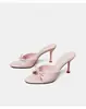 Sandalias de Tacón Alto con Lazo Estilo Francés para Mujer Modelo Nuevo 2026 con Tacones Finos, Versátiles y Elegantes, Cómodas para los Pies, Adecuadas para Combinar con Vestidos