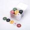 Fichas de Mahjong, Fichas Especiales para Sala de Ajedrez y Cartas, Monedas de Puntos de Póker Texas Hold'Em, Monedas de Código para Jugar Mahjong y Cartas