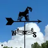 Explosiones Transfronterizas de Amazon Artesanías de Metal Pintura en Aerosol Decoración de Techos Veletas Adornos Arte de Hierro para Exteriores de Patio