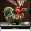 Adorno de Mascota de Té para Enriquecerse Rápidamente, Caballo Tang Giratorio Coleccionable, Decoración de Mesa de Té Estilo Chino que Atrae la Fortuna, Accesorios para Juego de Té