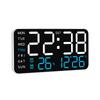 Nuevo reloj electrónico sin bordes, multifunción, colgante, de doble propósito, reloj digital, pantalla, reloj de pared para sala de estar 6617