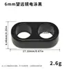 Aleación de Zinc Cuerda de 8 mm con Hebilla de Ajuste Negro Electroforético Hebilla de 8 Caracteres Correa para Teléfono Móvil Herrajes Hebilla Deslizante Metálica de Calabaza de 7 mm