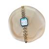 Adequado para Apple 678910 Jenny Pulseira de Metal Feminina para Relógio Pulseira de Aço Vazada para Apple Watch S10