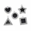 Colgante Individual Geométrico con Incrustación de Diamante, Pulsera Cadena Estrella con Goteo de Aceite Accesorio Colgante DIY Venta Directa al por Mayor Mixto Transfronterizo desde el Fabricante