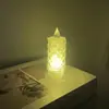 Lámpara de Velas LED sin Llama tipo Velita de Té Operada por Batería Luz Ambiental Realista Parpadeante - Modelo 737076166388