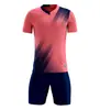 Traje de ropa de fútbol para hombre, ropa de entrenamiento para adultos, ropa deportiva de manga corta para niños, camiseta de juego de secado rápido para estudiantes de secundaria