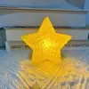 Factura Especial para Luces Estelares, Escenario de Festival Creativo Iluminado de Mano Llevado en la Muñeca Estrella de Cinco Puntas Colorida Luz Nocturna
