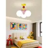 Lámpara de Techo para Habitación Infantil Memphis, Espectro Completo Protección Ocular, Moderna Minimalista y Elegante Luz de Dormitorio, Luz Creativa de Habitación de Dibujos Animados