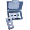 Acero de tungsteno cuchilla de tres agujeros cinta de papel de aluminio alemán Lutz LUTZ película cuchillo de corte de carburo