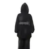 Sudadera con capucha bordada estilo graffiti retro americano de páramo para hombres y mujeres, chaqueta de pareja vintage lavada de otoño nueva, moderna