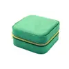 Caja de Almacenamiento de Joyería Francesa Portátil Cuadrada para Anillos Joyas Caja para Guardar Collares Joyas en Casa