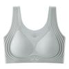 Sujetador Push-Up Líquido Sin Costuras, Sujetador de Soporte Suave, Copa Fija, Fino para Verano, Cómodo, Pechos Grandes, Deportivo Pequeño y Espalda Hermosa