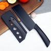 Acero Negro Cuchillo Pequeño de Cocina Cuchillo de Mujer Hoja Negra de Acero Inoxidable Cuchillo de Chef Cuchillo para Fruta Casero Traje de Cuchillos de Regalo de Siete Piezas
