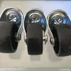Direto da fábrica 1,5 polegada preto PP 8mm x 15mm parafuso de móvel roda universal rodízio qualidade nacional
