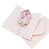 Tarjetas de felicitación estéreo para San Valentín, tarjetas con mensajes para chicas, Amazon, bronceado, tallado en papel 3D, regalo creativo, tarjetas Mingxin