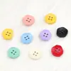 Botones Novedosos de Cuatro Agujeros con Forma de Nube en Colores Pastel de Gama Alta, Botones Florales Coloridos Lindos y Versátiles para Abrigos y Pijamas
