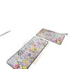 Alfombrilla de Cocina y Felpudo para Puerta de Entrada de Terciopelo de Cristal a Prueba de Polvo y Suciedad de Dos Piezas, Planta de Primavera y Flor, Transfronterizo Amazon